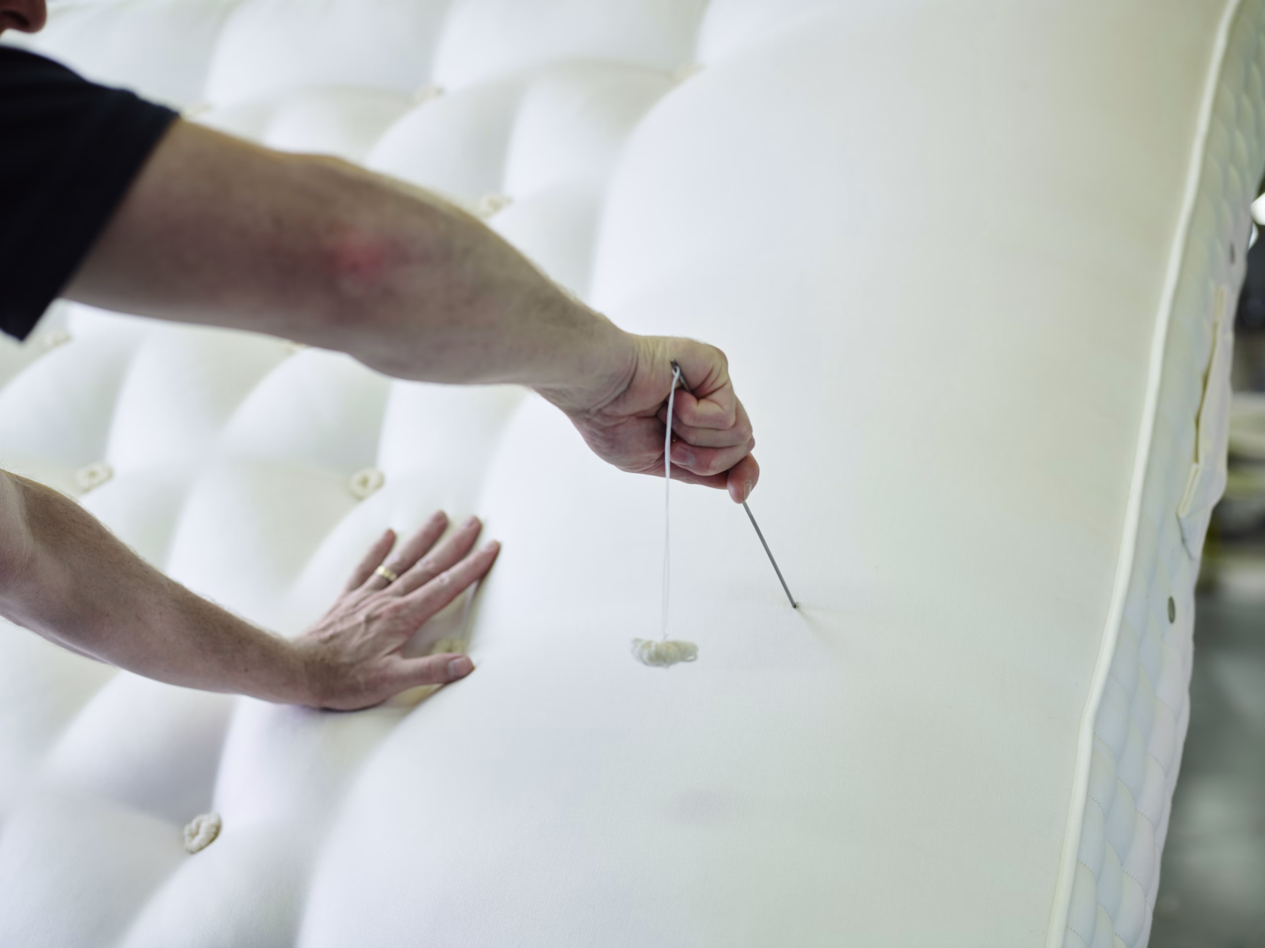hand tufting Vispring mattress